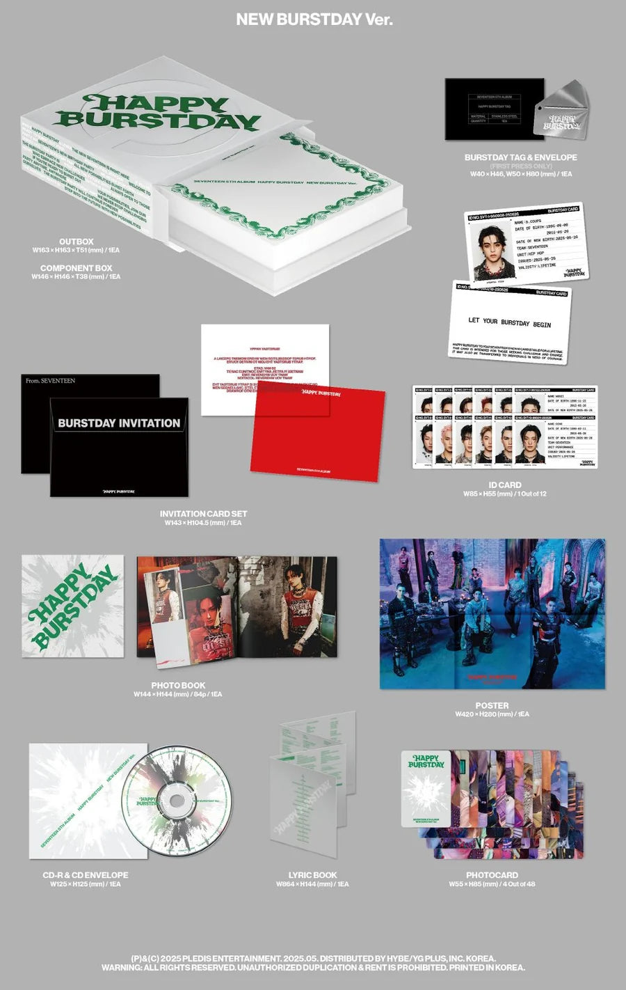SEVENTEEN – 5th Album ‘HAPPY BURSTDAY’