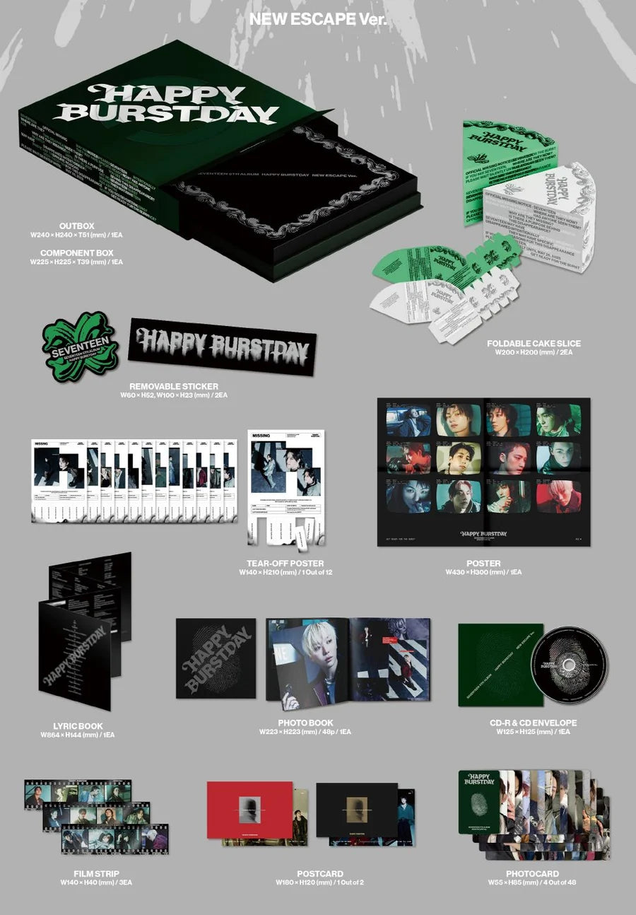 SEVENTEEN – 5th Album ‘HAPPY BURSTDAY’
