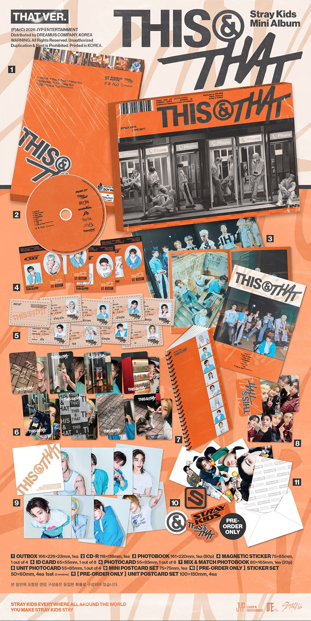 Stray Kids – 10th Mini Album “THIS & THAT” (THIS Ver. / THAT Ver.